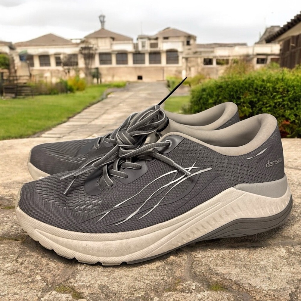 Dansko Womens Pace Sneaker Gray EU 39 US 9β 9.5 Comfortable Work Walking Shoes